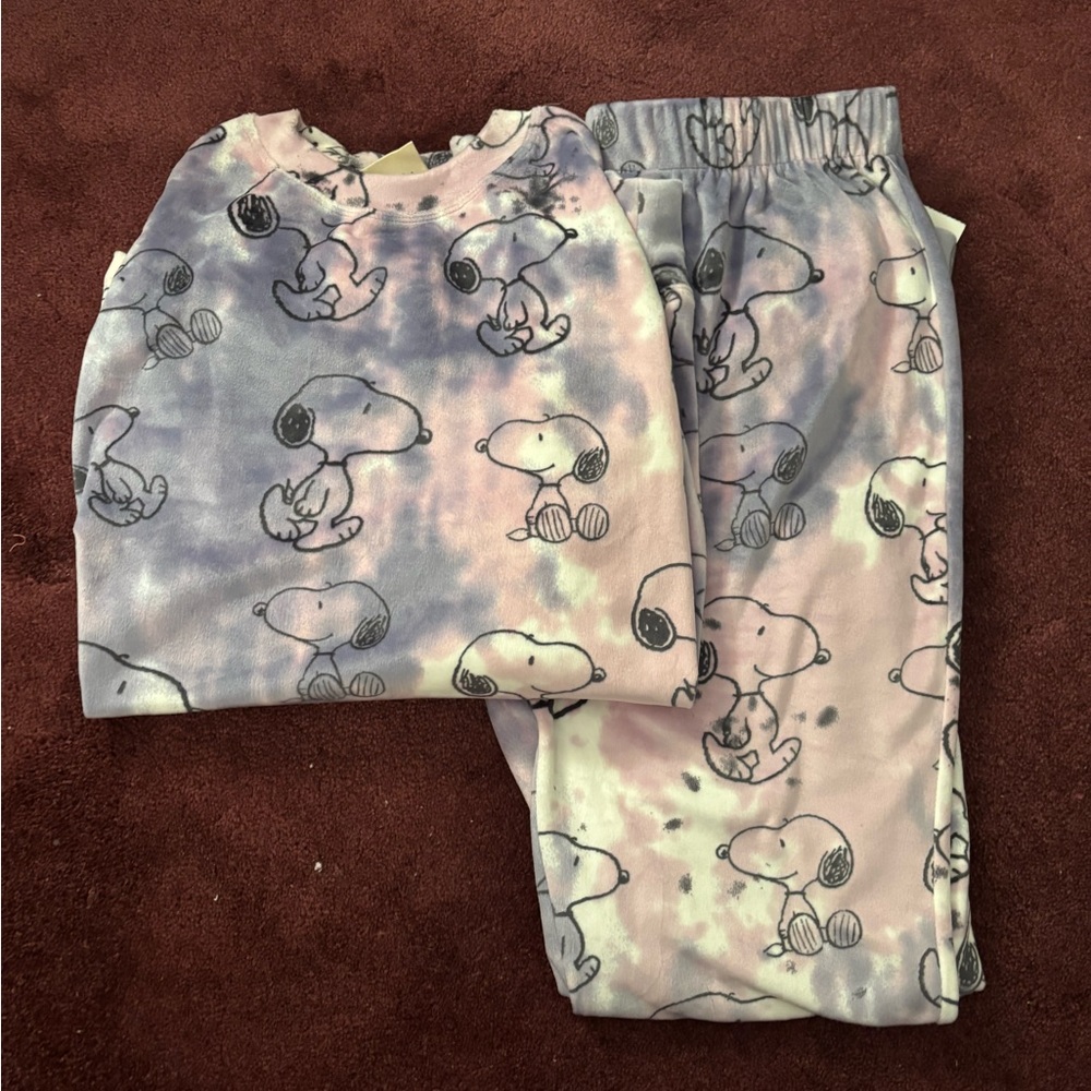 Peanuts Tie Dye Pajama Set